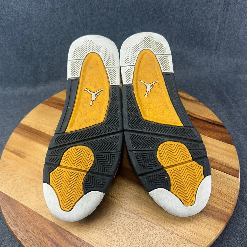 Jordan Dub Zero Black Varsity Maize Etched Sneakers 311046-071 Mens 12 2008